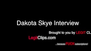 Dakota Skye Banana Eater loves SUCKING COCK & FUCKING POV Cum Load Swallow!