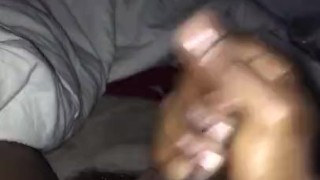 Black College Twink Jacking Off