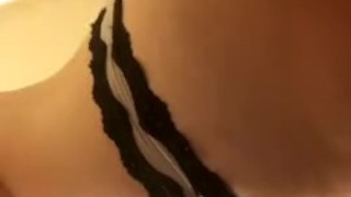 Big booty babe in the bathroom 