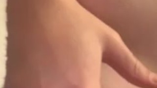 Playing with my titties