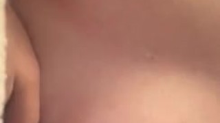 Playing with my titties