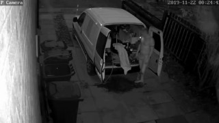 Dared to go naked at front of house