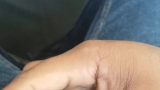 Srilankan boy jacking off in a public bus