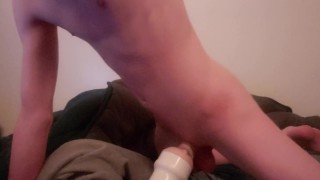 Fucking my old masturbator & cumming hard. (Sorry for the bad Q)