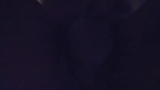 Black twink using dildo