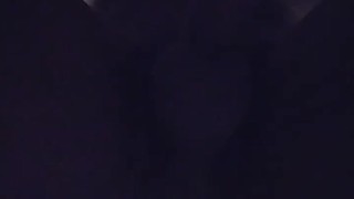 Black twink using dildo