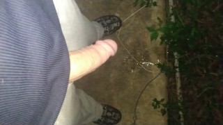 Outdoor peeing