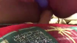 Fun with a dildo 