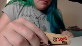 ASMR joint rolling by pear