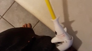 Toothy blowjob
