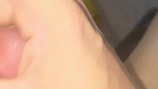 Jerking off before bed to Asian Porn