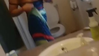 Milf feels herself up for you