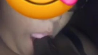Sucking my toy 