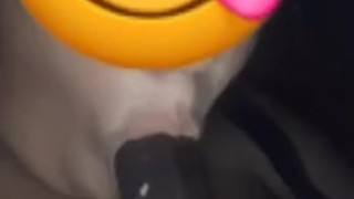 Sucking my toy 