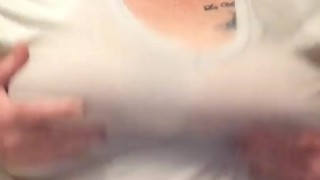 Wet T Shirt! Big O Titties Dropped & Played