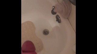 Sallyballs9- solo before shower cum shot 