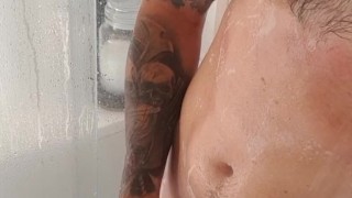 Caught in the shower!