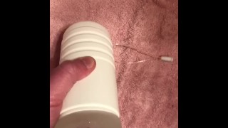 Sallyballs9 - bwc and a male masturbator...will it fit?