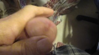 Playing with my Fat Cock Head