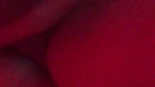 Tight pussy cumming on dildo 