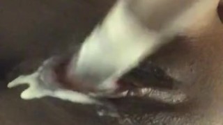 Fucking my creamy pussy 