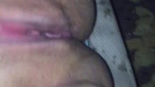 Squirting pregnant pussy while daddy’s at work