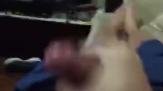 Firts cum at home