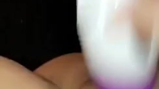 Teen plays with herself 