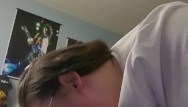 My neighbor cums in my mouth BBW glasses blowjob - Free Porn ...