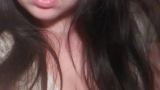 Asmr long dark hair fetish