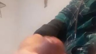 POV solo cumshot