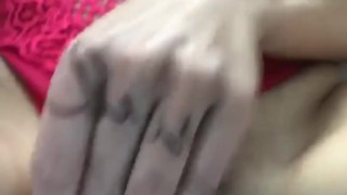 Pawg Rubbing Pussy Waiting to get pounded
