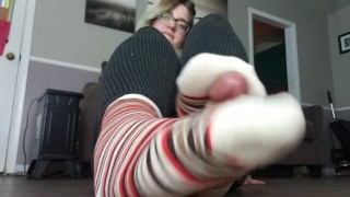 SLT Sockjob w/ Toy JOI (full video on channel!)