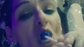 Suckin on My Lollipop Teasing Everyone Who's Watchin