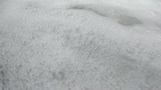 Getting my see through swimwear wet in the hot tub