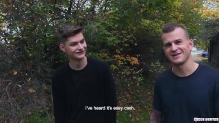  CZECH HUNTER 482 - Two Straight Buddies Agree To Have A 3way For Money
