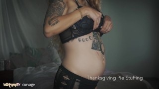 Thanksgiving Pie Stuffing - FULL VID ON MODELHUB