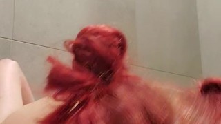 Amateur masterbation in the shower 