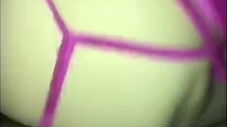 POV anal doggystyle teen blonde in lingerie sexy