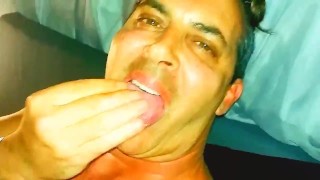 Hot Daddy Cory Bernstein CAUGHT Masturbating in Naked Male Celebs Sex Tape