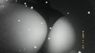 Late night secret twerk while husband is in bathroom 