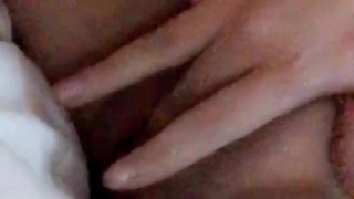 Moaning and fingering myself for you on Snapchat