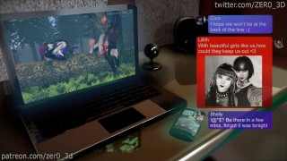 Girls Night Out [THREESOME FEMALES X FUTA] SFM