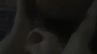 Twink boy cums 
