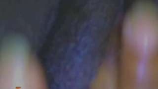Rubbing my Tight black pussy