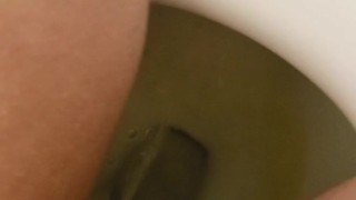 Barefoot Pee In Public Bathroom Before Work