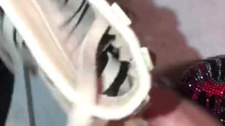 Girlfriends heels fucked and cummed Pt. 2