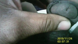 Self torturing my small penis