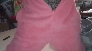 I'm very horny under this cute bunny onzie~