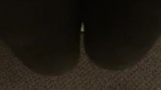 Teen feet up close ASMR 